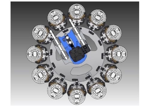 CAD image 4020 tool changer