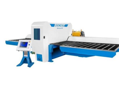 Combi cut punch laser fiber machine