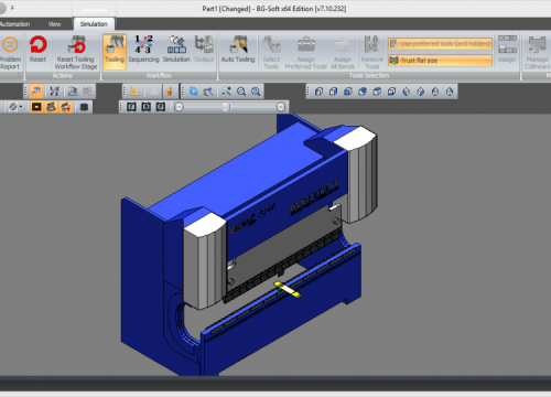 Press brakes and shears software BG Soft