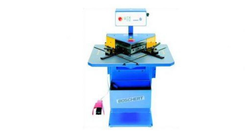 Hydraulic notching machine, Boschert Eagle notchers